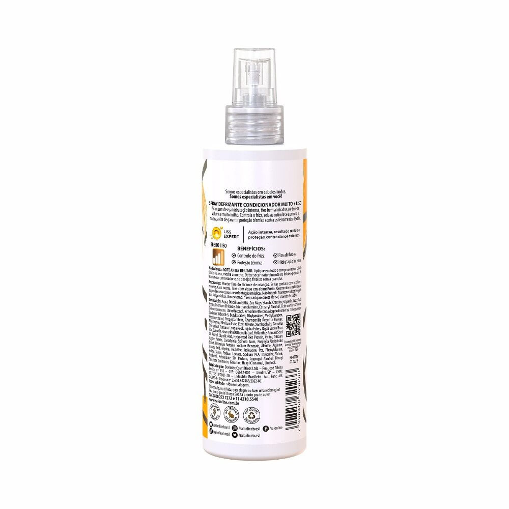 Spray Defrizante Salon Line Meu Liso Muito + Liso 240ml — imagem 2 | Farmácia Resyla