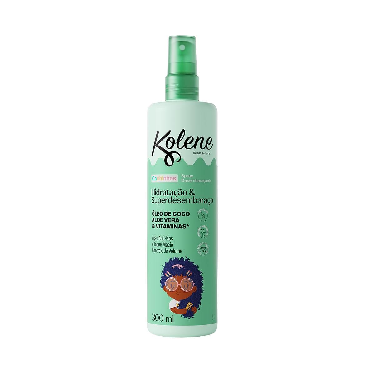 Spray Desembaraçante Infantil Kolene Cachinhos Hidratação e Super Desembaraço 300ml — Kolene | Farmácia Resyla