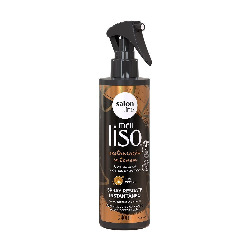Spray Resgate Instantâneo Meu Liso Restauração Intensa 240ml — Salon Line | Farmácia Resyla