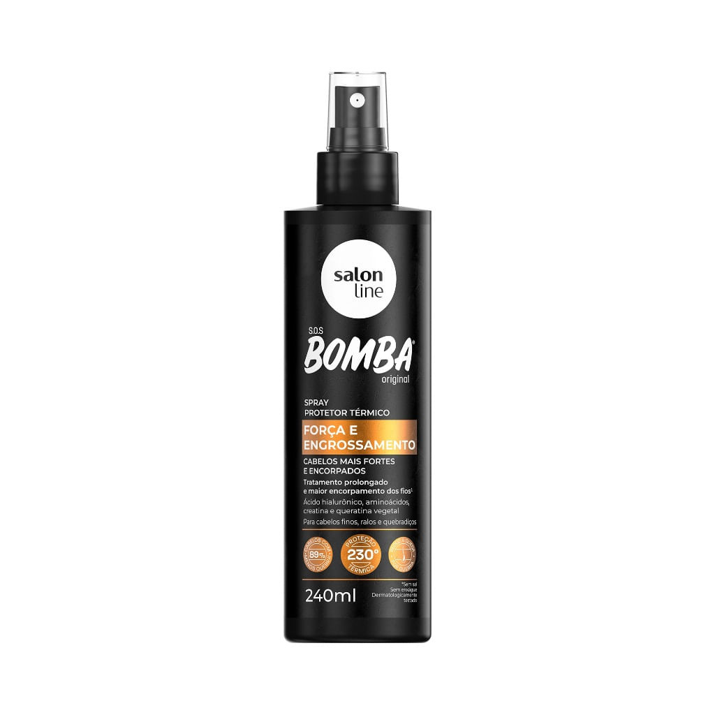 Spray SOS Bomba Força e Engrossamento 240ml — Salon Line | Farmácia Resyla