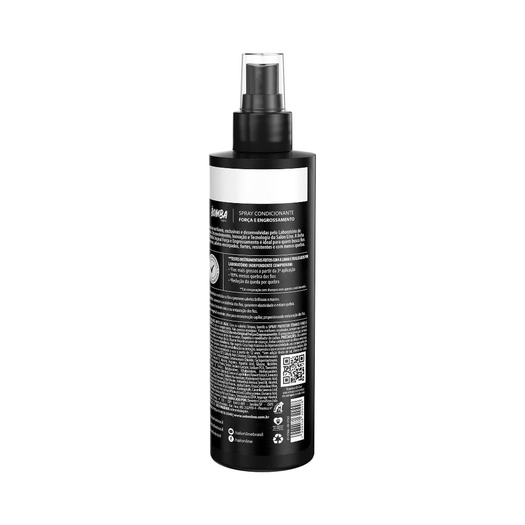 Spray SOS Bomba Força e Engrossamento 240ml — imagem 3 | Farmácia Resyla