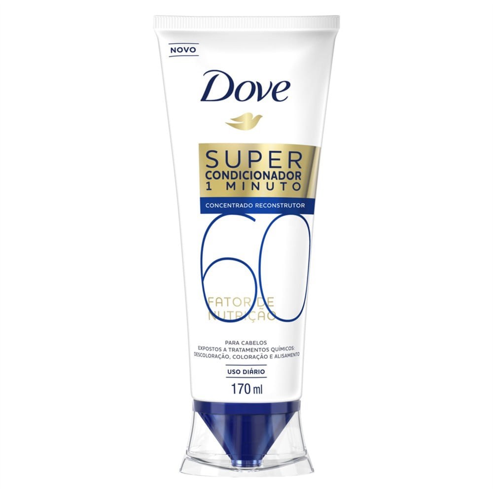 Super Condicionador Dove 1 Minuto Fator de Nutrição 60 170ml — imagem 2 | Farmácia Resyla