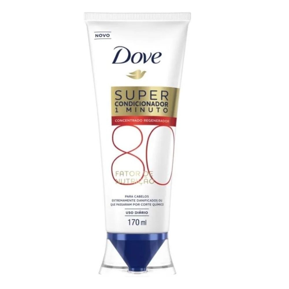 Super Condicionador Dove 1 Minuto Fator de Nutrição 80 170ml — Dove | Farmácia Resyla