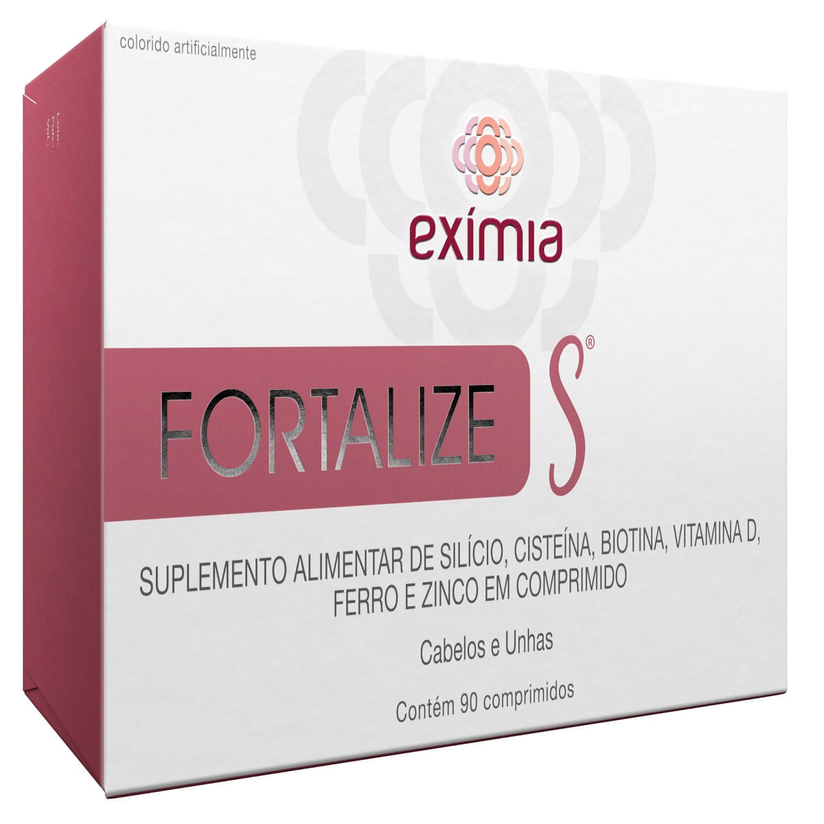 Suplemento Alimentar Exímia Fortalize S Cabelos e Unhas 90 Comprimidos — imagem 2 | Farmácia Resyla