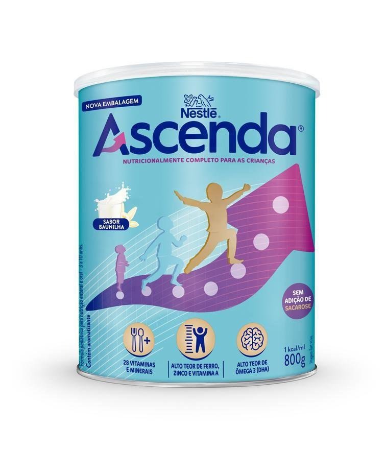Suplemento Alimentar Infantil Ascenda Sabor Baunilha 800g — Ascenda | Farmácia Resyla