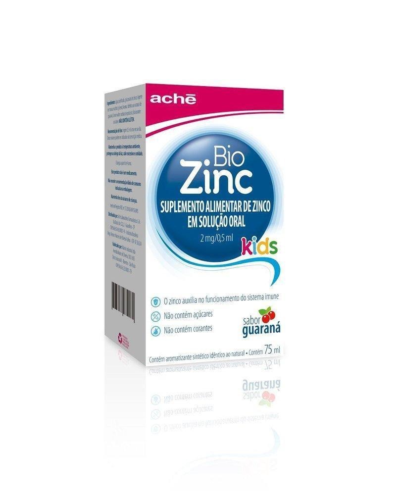 Suplemento Alimentar Infantil Biozinc Kids 2mg/0,5ml Sabor Guaraná Solução Oral 75ml — Biozinc | Farmácia Resyla