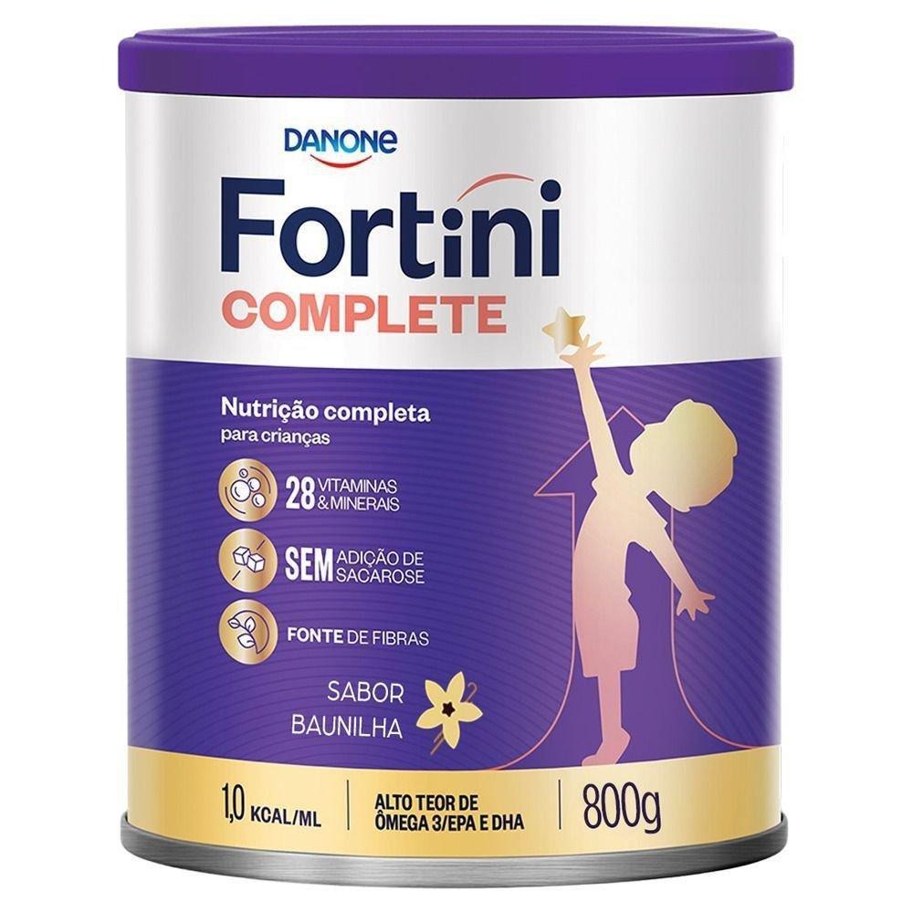 Suplemento Alimentar Infantil Fortini Complete Sabor Baunilha 800g — Milnutri | Farmácia Resyla