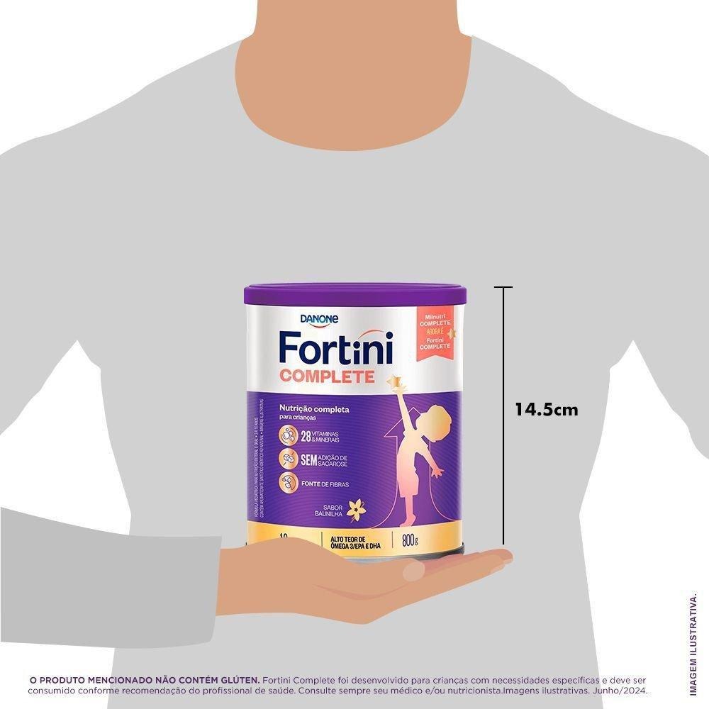 Suplemento Alimentar Infantil Fortini Complete Sabor Baunilha 800g — imagem 2 | Farmácia Resyla