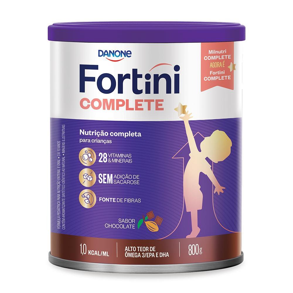 Suplemento Alimentar Infantil Fortini Complete Sabor Chocolate 800g — Fortini | Farmácia Resyla