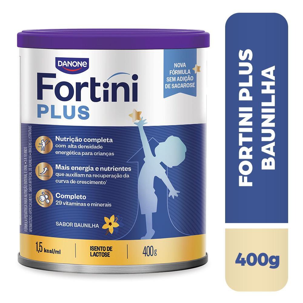 Suplemento Alimentar Infantil Fortini Plus Sabor Baunilha 400g — Fortini | Farmácia Resyla