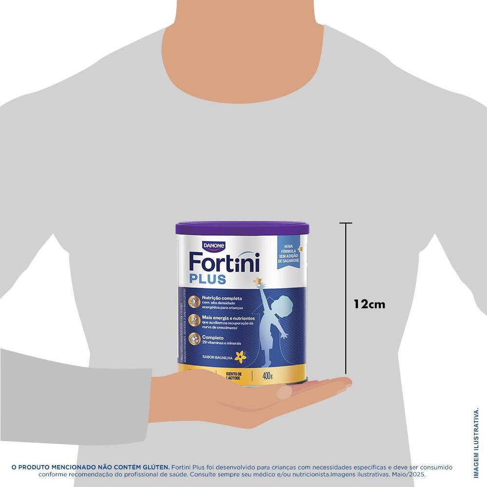 Suplemento Alimentar Infantil Fortini Plus Sabor Baunilha 400g — imagem 3 | Farmácia Resyla