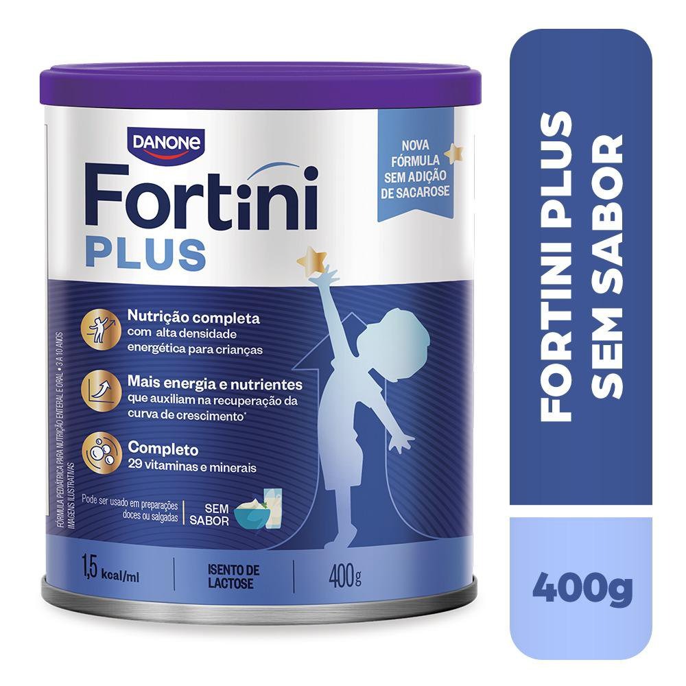 Suplemento Alimentar Infantil Fortini Plus Sabor Sem Sabor 400g — Fortini | Farmácia Resyla