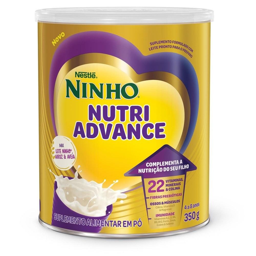 Suplemento Alimentar Infantil Ninho Nutriadvance de 4 a 8 anos Sabor Baunilha 350g — Nestle | Farmácia Resyla