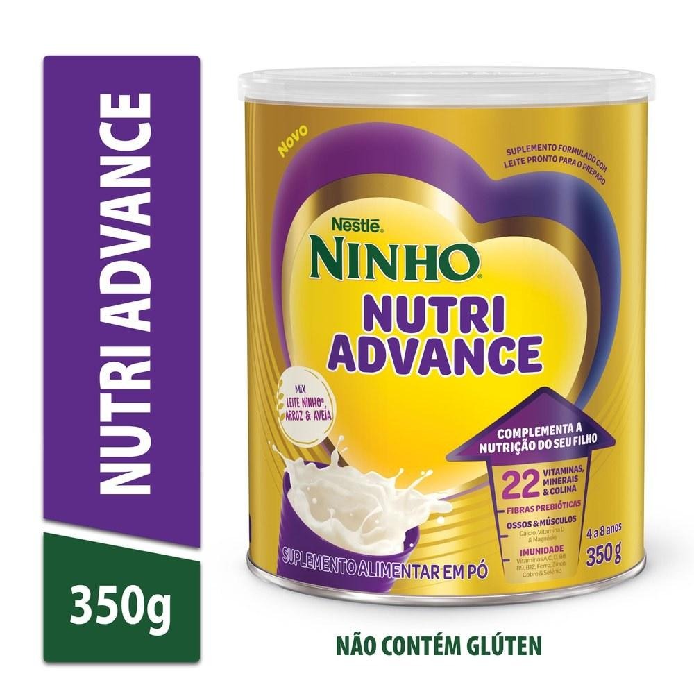 Suplemento Alimentar Infantil Ninho Nutriadvance de 4 a 8 anos Sabor Baunilha 350g — imagem 2 | Farmácia Resyla