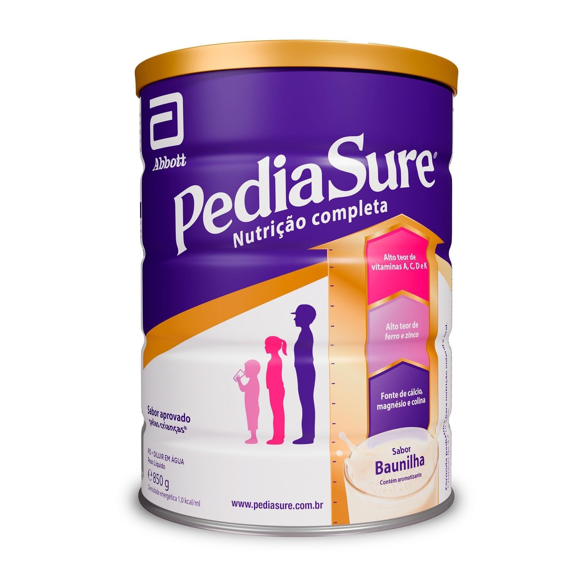 Suplemento Alimentar Infantil Pediasure Complete Sabor Baunilha +4 Anos 850g — imagem 2 | Farmácia Resyla