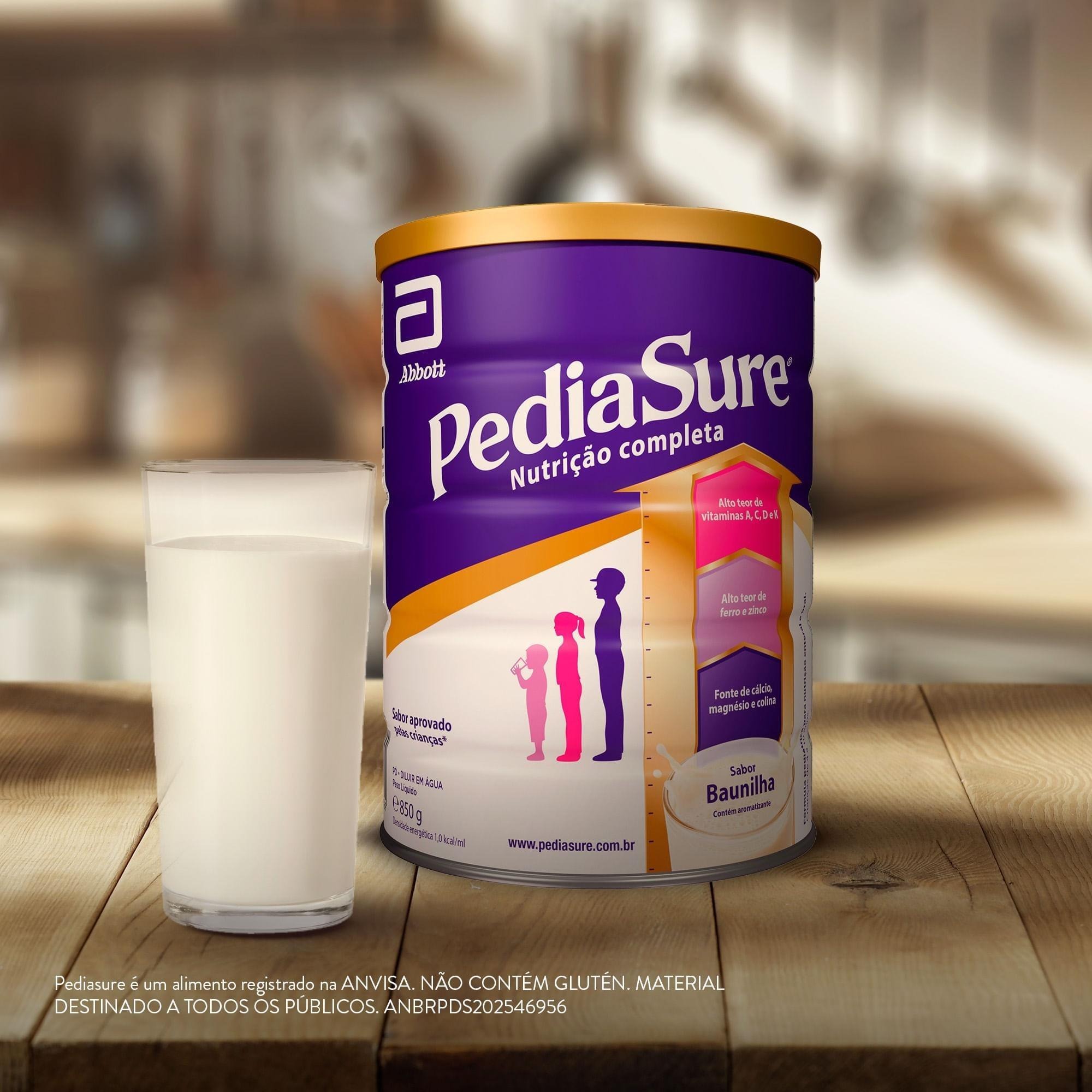 Suplemento Alimentar Infantil Pediasure Complete Sabor Baunilha +4 Anos 850g — imagem 3 | Farmácia Resyla
