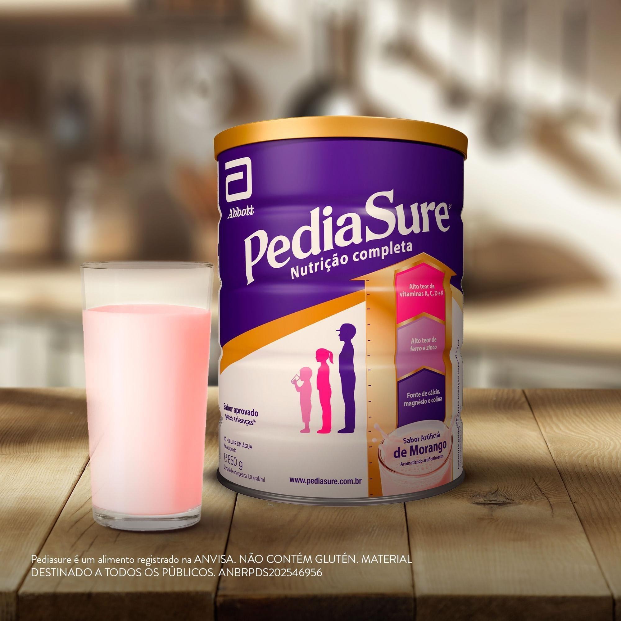 Suplemento Alimentar Infantil PediaSure Complete Sabor Chocolate +4 anos 850g — imagem 4 | Farmácia Resyla