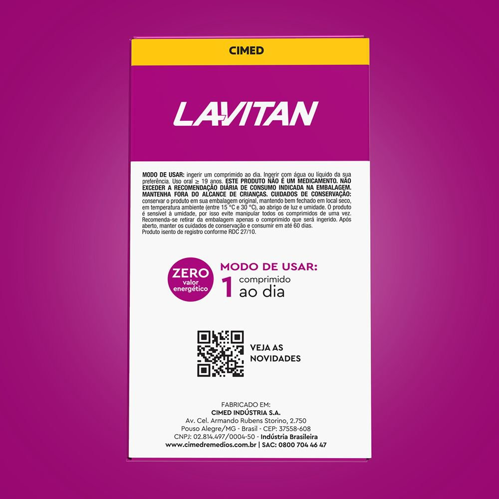 Suplemento Alimentar Lavitan AZ Mulher 60 Comprimidos — imagem 2 | Farmácia Resyla
