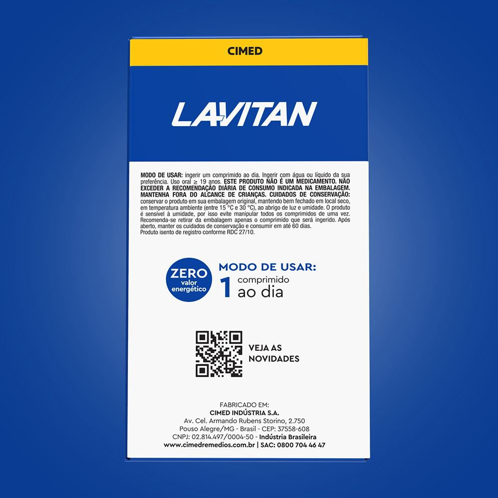 Suplemento Alimentar Lavitan AZ Original 60 Comprimidos — imagem 2 | Farmácia Resyla