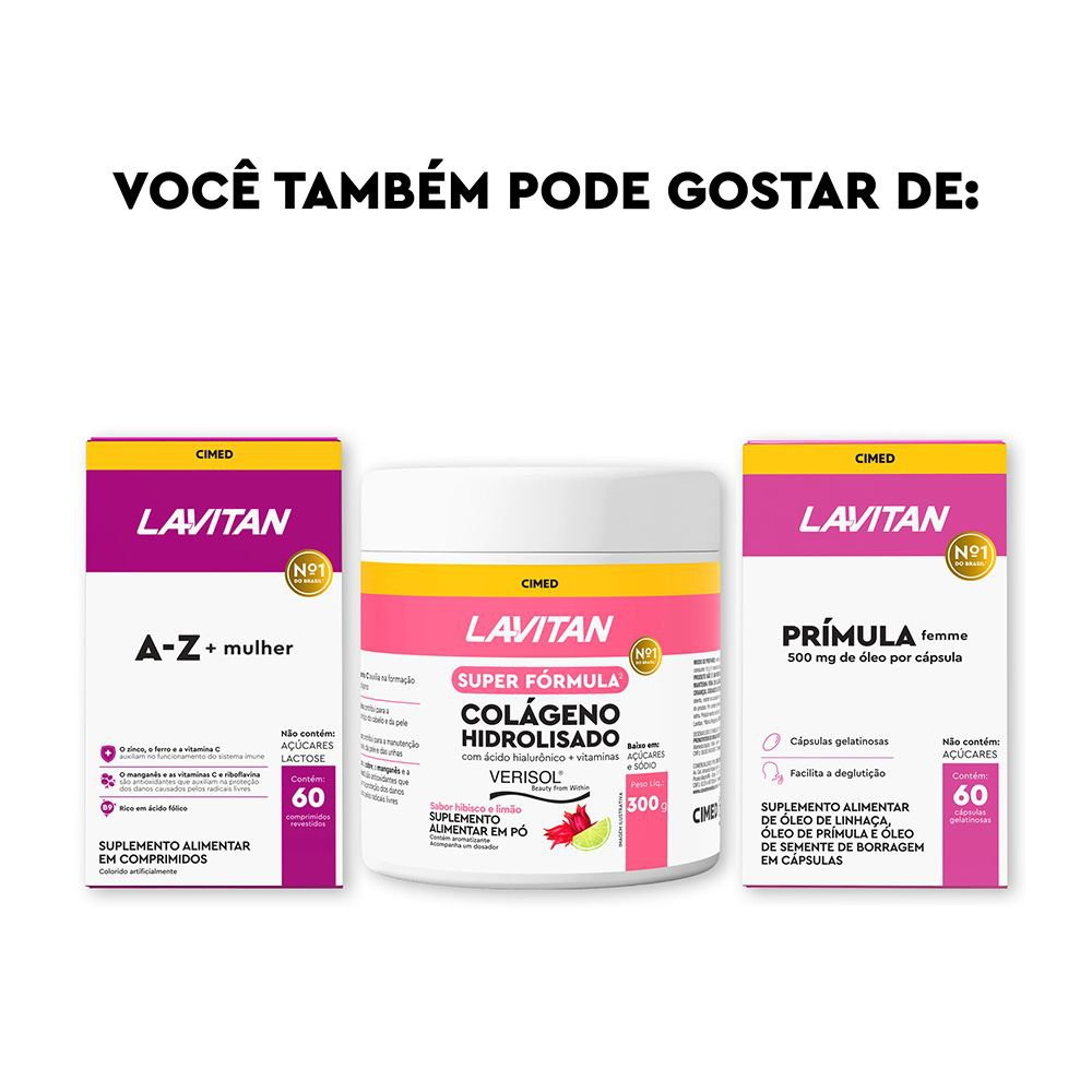 Suplemento Alimentar Lavitan Cabelos E Unhas 30 Cápsulas — imagem 4 | Farmácia Resyla