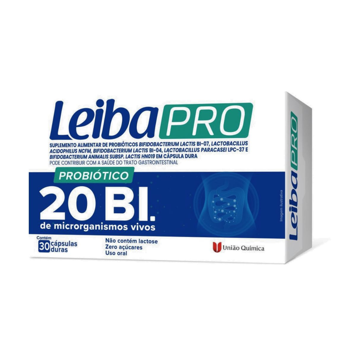 Suplemento Alimentar Leiba Pro Probiótico 3o Cápsulas Duras — Leiba Pro | Farmácia Resyla