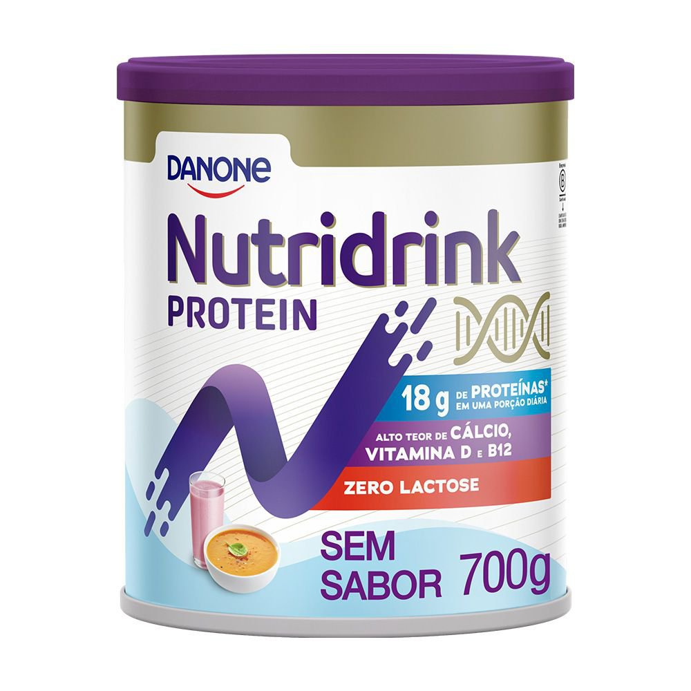 Suplemento Alimentar Nutridrink Protein Sem Sabor Zero Lactose 700g — Nutridrink | Farmácia Resyla