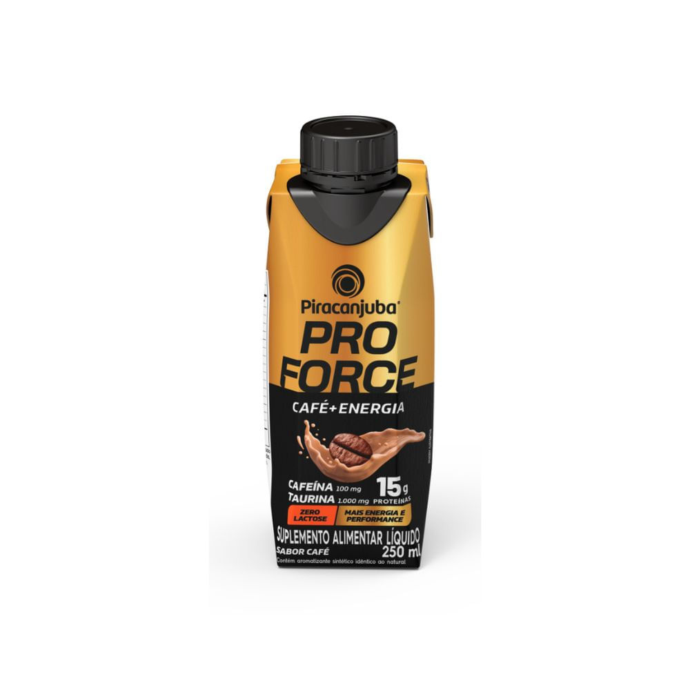 Suplemento Alimentar Piracanjuba Proforce Café + Energia 15g Proteínas 250ml — Piracanjuba | Farmácia Resyla