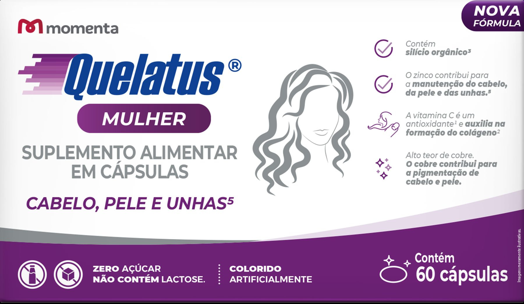 Suplemento Alimentar Quelatus Mulher 60 Cápsulas — Quelatus | Farmácia Resyla