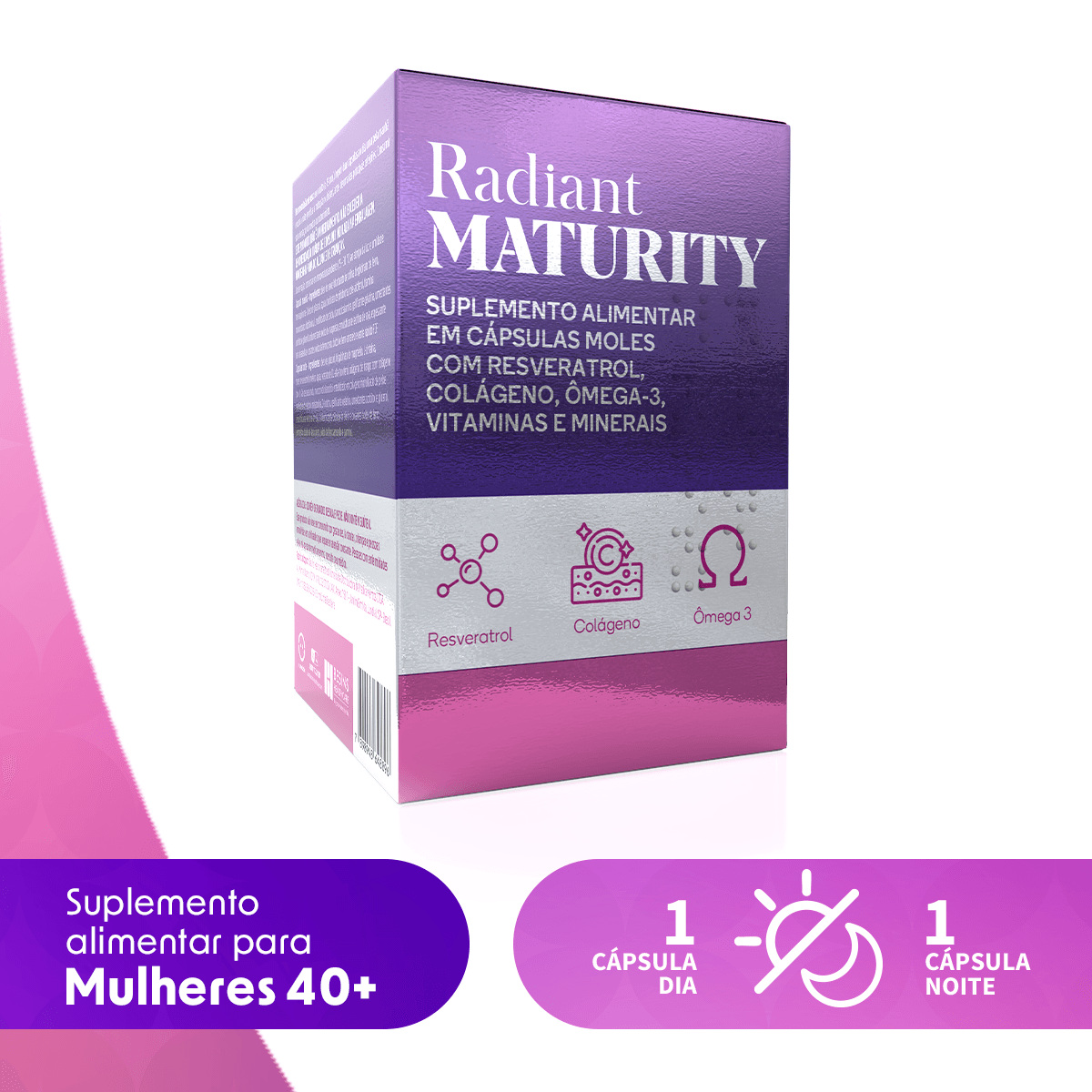 Suplemento Alimentar Radiant Maturity 60 Cápsulas — imagem 2 | Farmácia Resyla