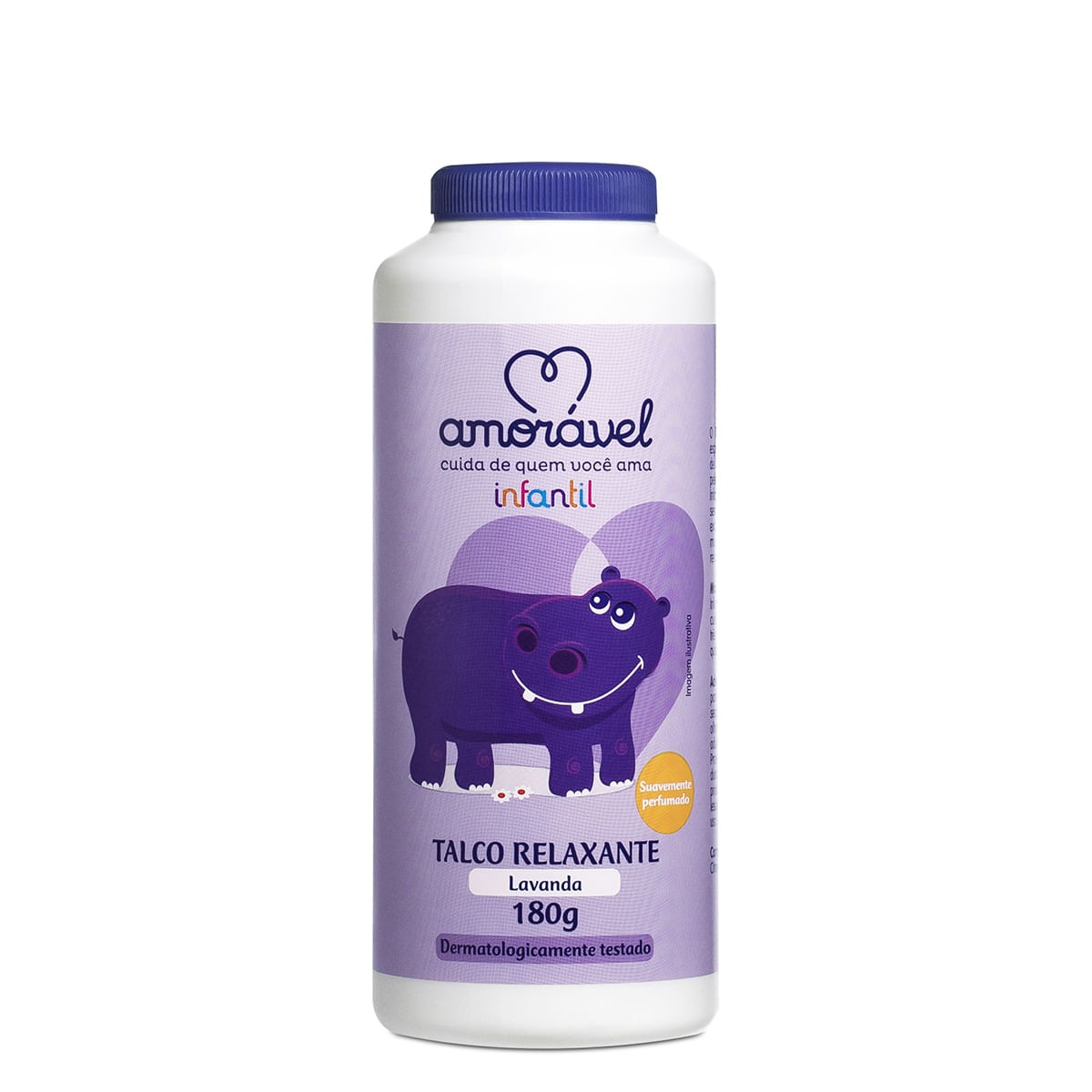 Talco Amorável Lavanda Infantil 180g — Amoravel | Farmácia Resyla