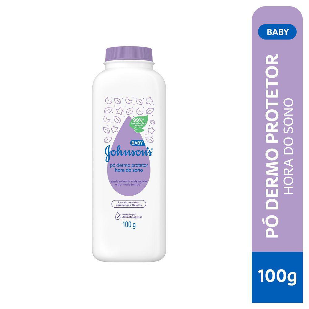 Talco Infantil Johnson's Baby Dermo Protetor Hora do Sono 100g — Johnsons Baby | Farmácia Resyla