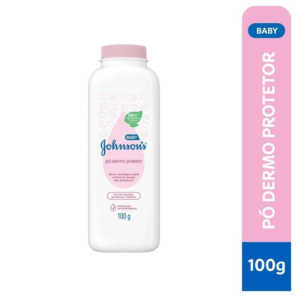 Talco Infantil Johnson's Baby Dermo Protetor Original 100g — Johnsons Baby | Farmácia Resyla