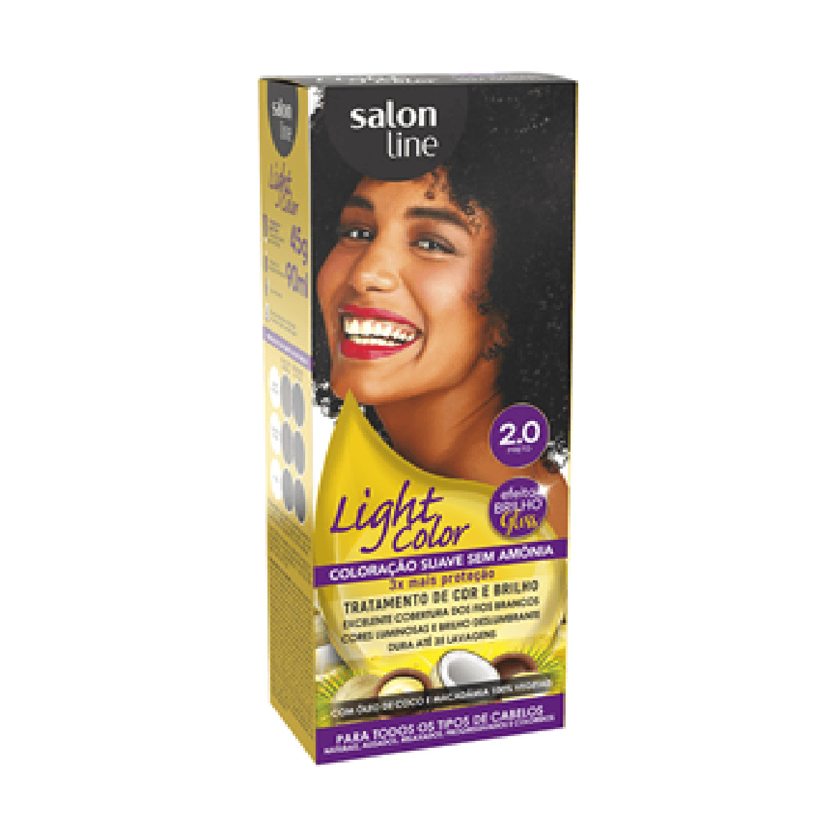 Tinta Salon Line Light Color Preto 2.0 — Salon Line | Farmácia Resyla