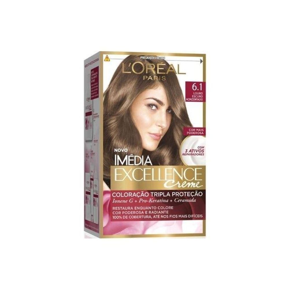Tintura Imedia Excellence 6.1 Louro Escuro Acinzentado — L'Oréal | Farmácia Resyla