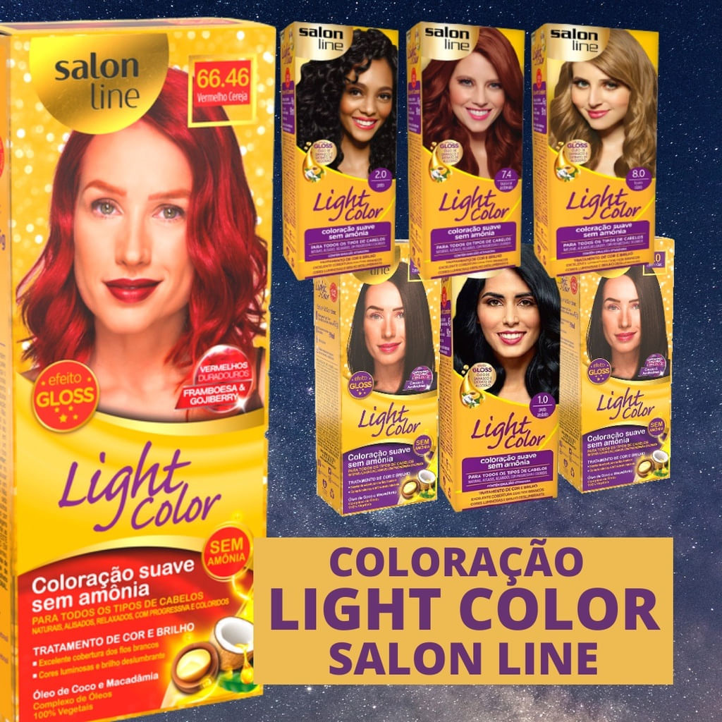 Tintura Salon Line Light Color Cor: 66.46 Vermelho Cereja — imagem 3 | Farmácia Resyla