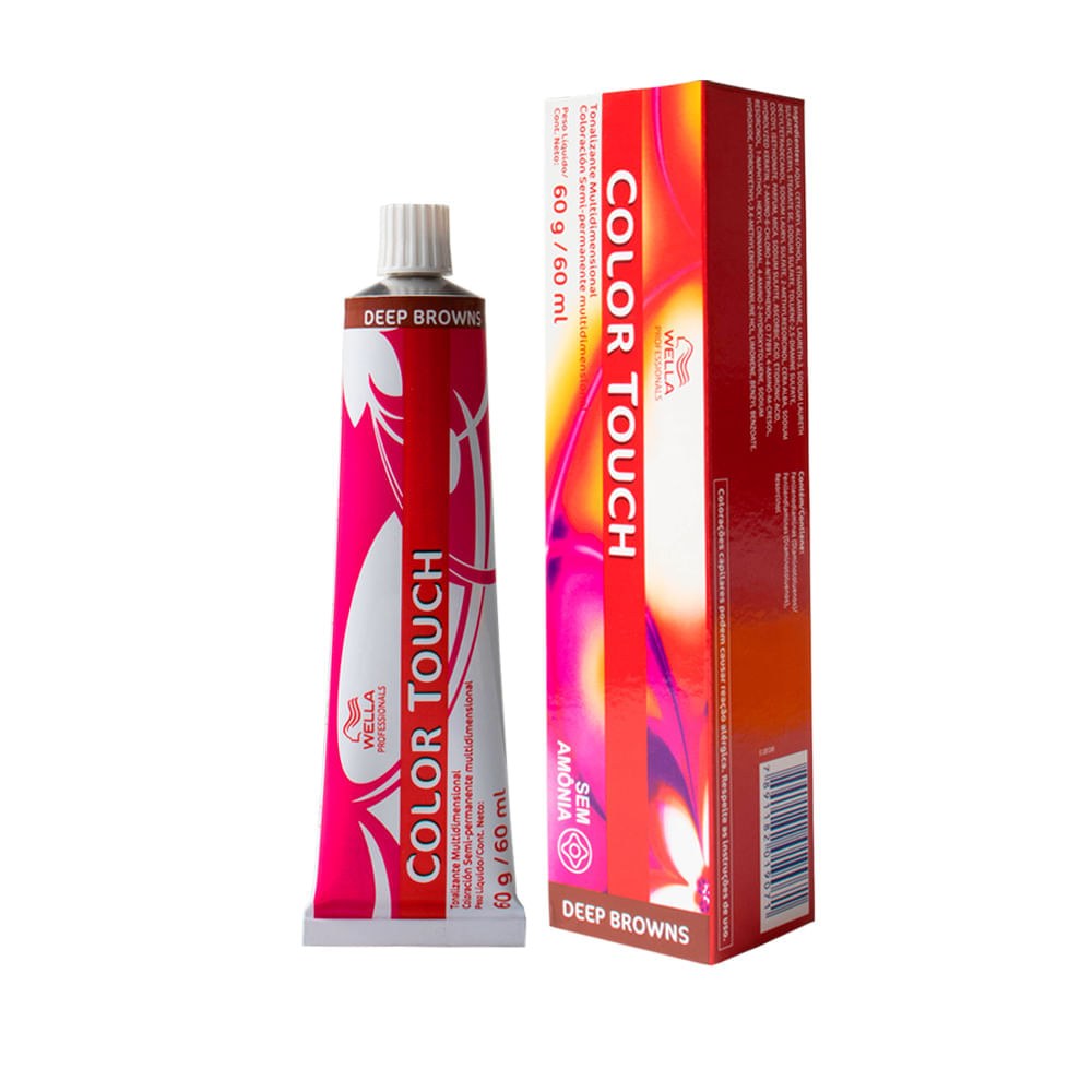 Tonalizante Wella Professionals Color Touch Deep Browns 10/73 Louro Claríssimo Marrom Dourado 60 g — imagem 2 | Farmácia Resyla