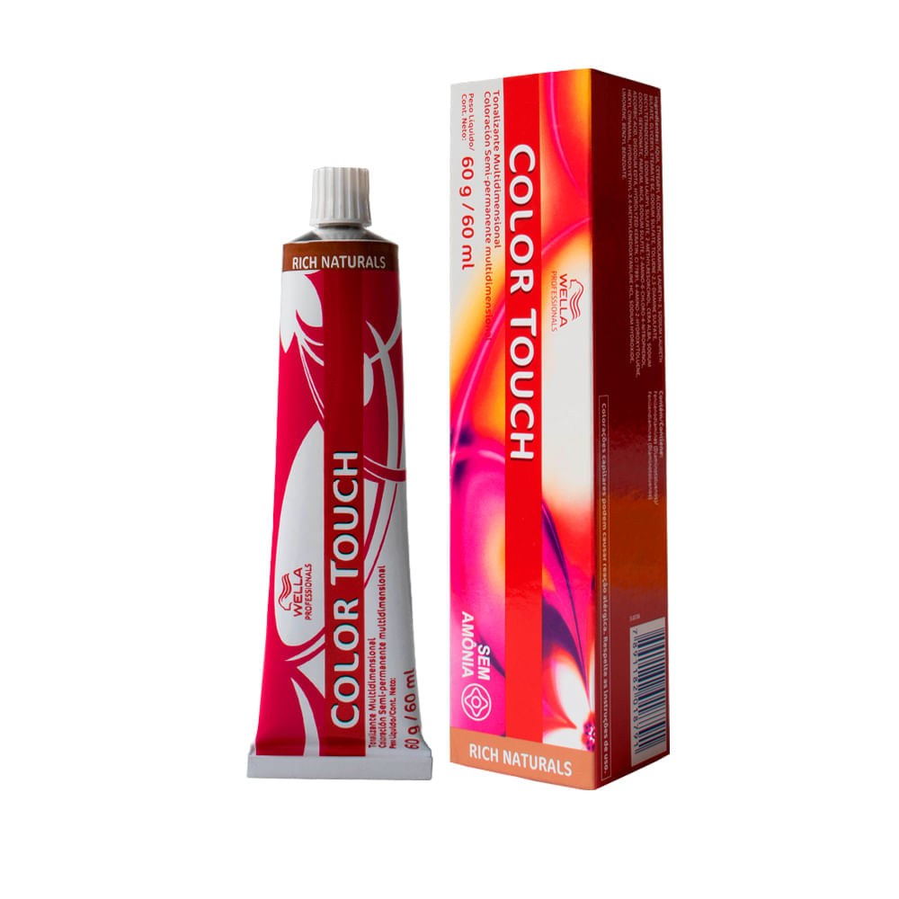 Tonalizante Wella Professionals Color Touch Rich Naturals 2/8 Preto Azulado 60 g — imagem 2 | Farmácia Resyla