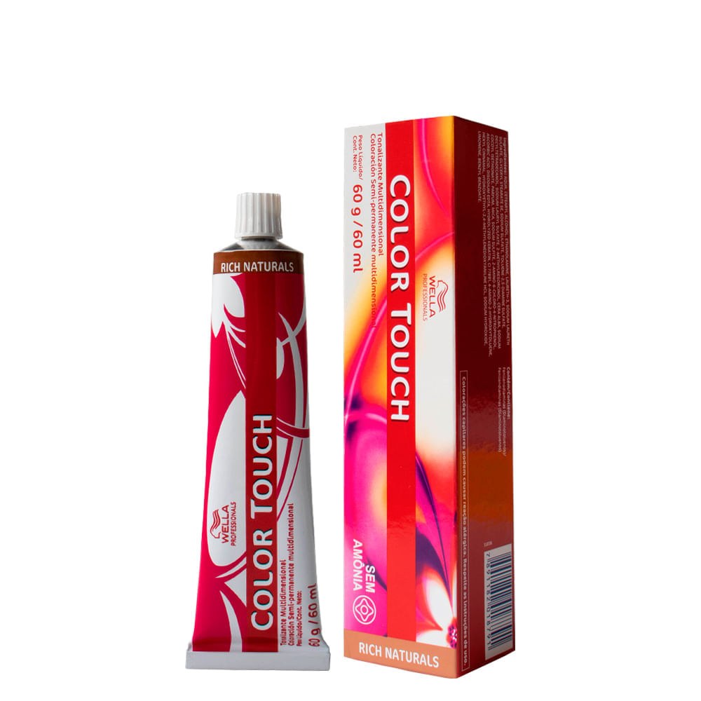 Tonalizante Wella Professionals Color Touch Rich Naturals 5/3 Castanho Claro Dourado 60 g — Wella Professionals | Farmácia Resyla