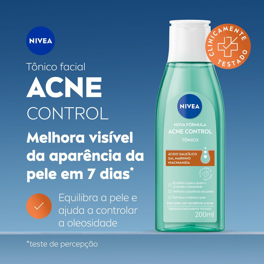 Tônico Facial Nivea Acne Control 200ml — imagem 2 | Farmácia Resyla