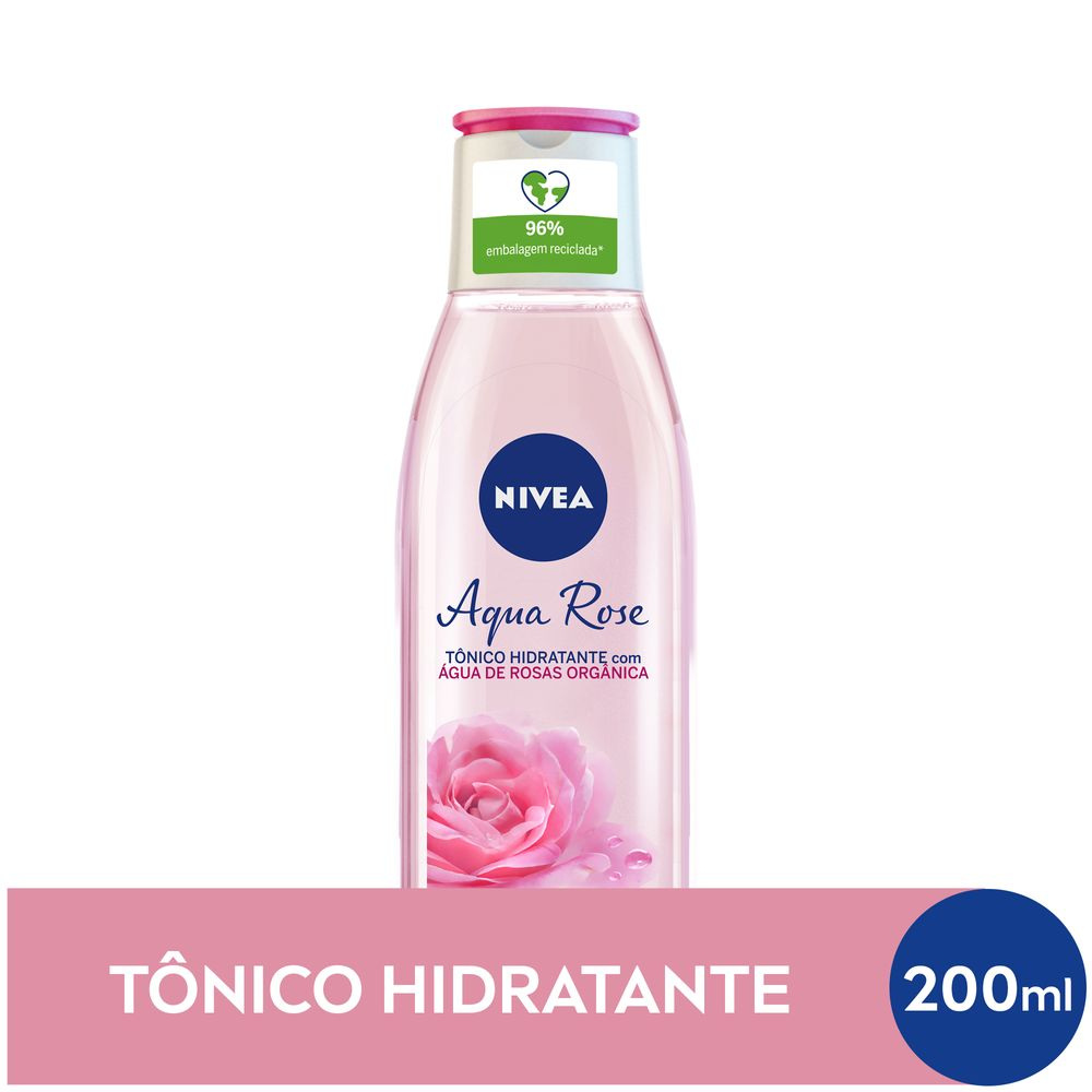 Tônico Facial Nivea Aqua Rose com Água de Rosas Orgânica 200ml — Nivea | Farmácia Resyla