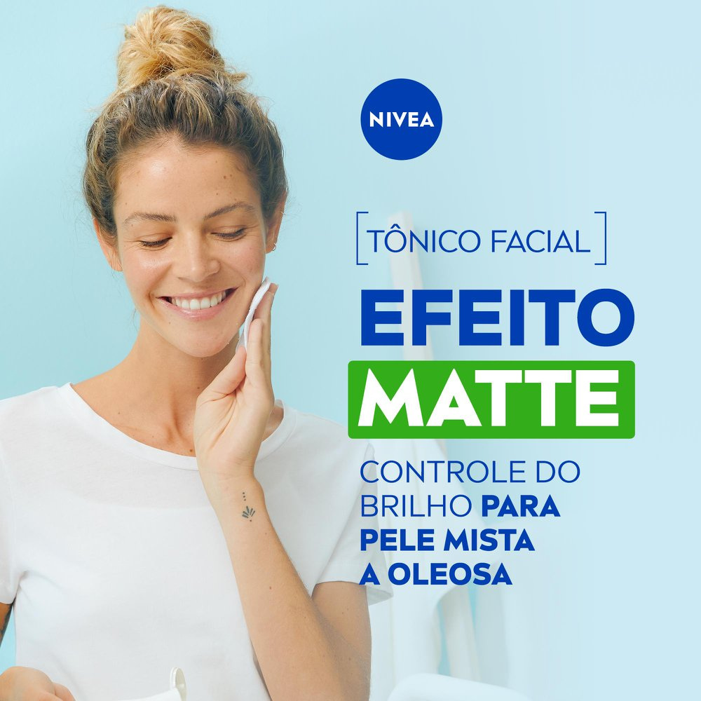 Tônico Facial Nivea Visage Adstringente Controle do Brilho 200ml — imagem 2 | Farmácia Resyla