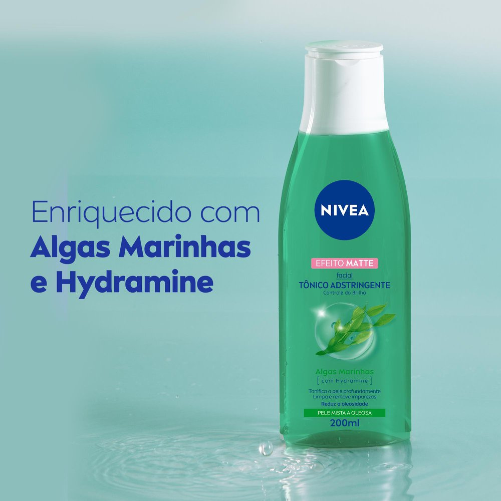 Tônico Facial Nivea Visage Adstringente Controle do Brilho 200ml — imagem 4 | Farmácia Resyla