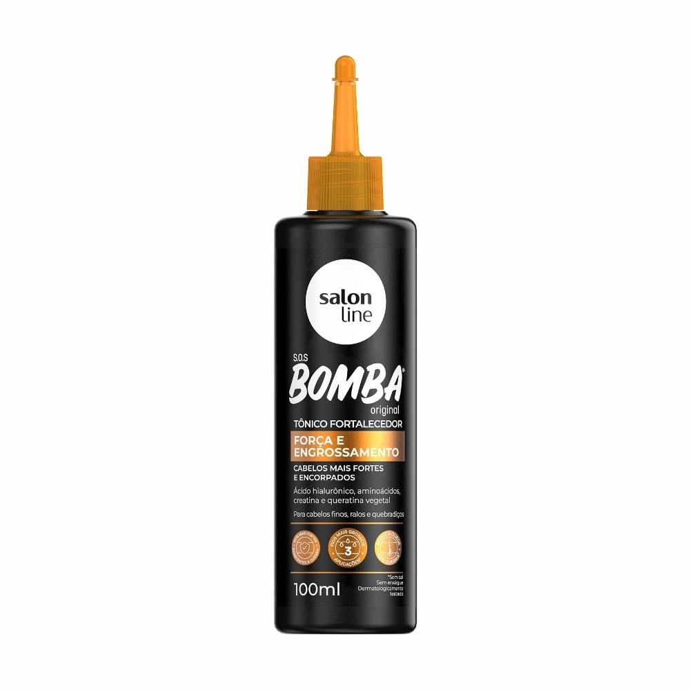 Tônico SOS Bomba Força e Engrossamento 100ml — Salon Line | Farmácia Resyla