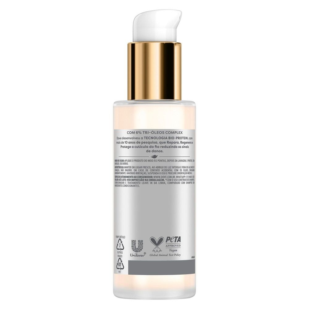Tratamento Leave-In Dove Nutrição + Tri-Óleos 110ml — imagem 3 | Farmácia Resyla
