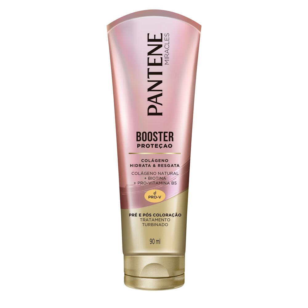 Tratamento Pré E Pós Coloração Sem Sal. Pantene Booster De Proteção Da Cor Com Colágeno 90 Ml — Pantene | Farmácia Resyla