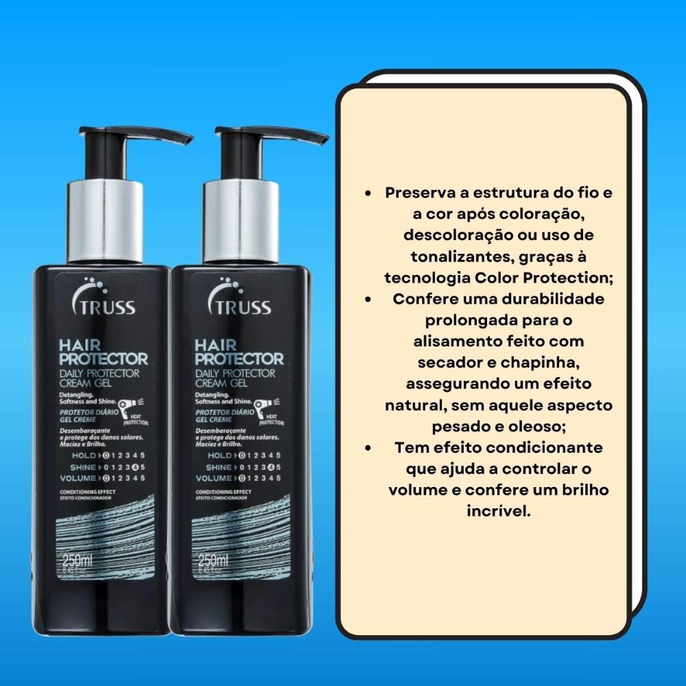 Truss Daily Hair Protector - Kit 2 Leave-in 250ml — imagem 3 | Farmácia Resyla