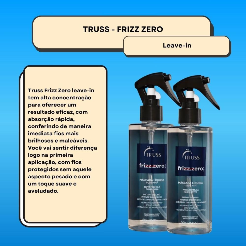 Truss Frizz Zero Kit - 2 Leave-ins 260ml — imagem 2 | Farmácia Resyla