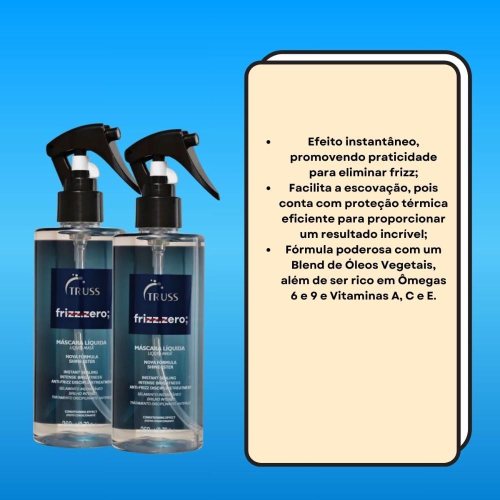 Truss Frizz Zero Kit - 2 Leave-ins 260ml — imagem 3 | Farmácia Resyla
