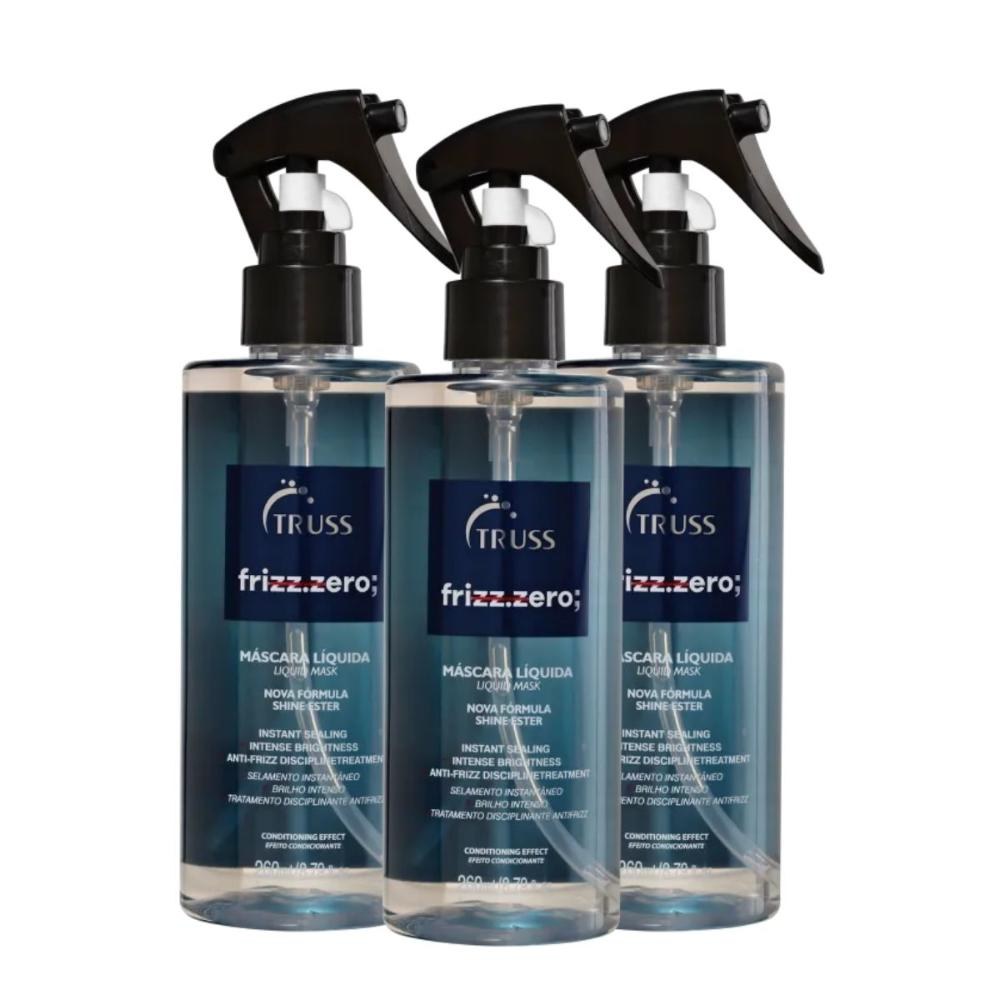 Truss Frizz Zero Kit - 3 Leave-ins 260ml — Truss | Farmácia Resyla