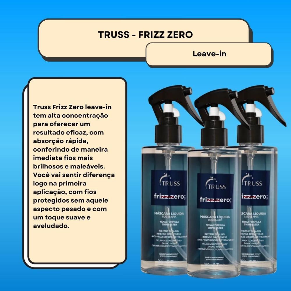 Truss Frizz Zero Kit - 3 Leave-ins 260ml — imagem 2 | Farmácia Resyla